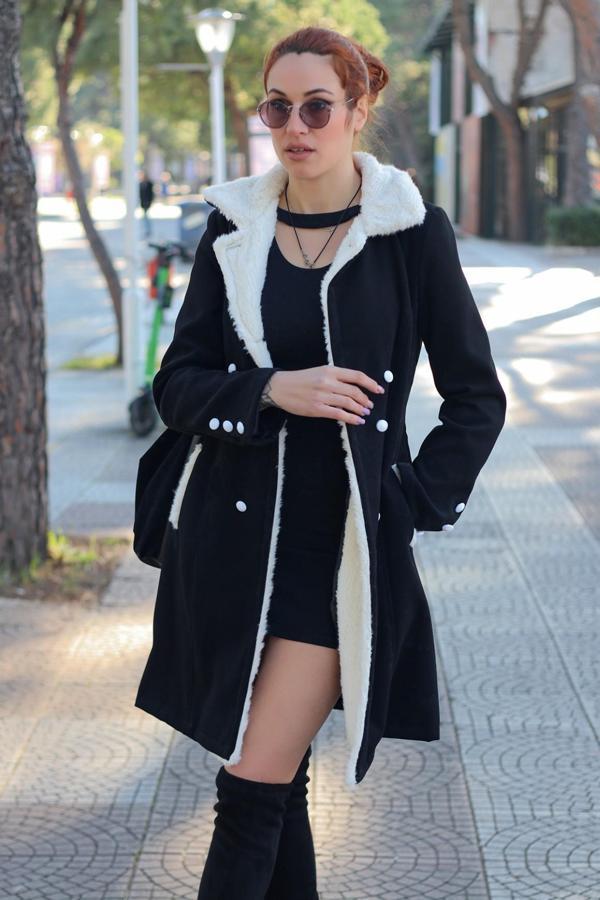 Detaylı Kaşe Kaban - Image 1