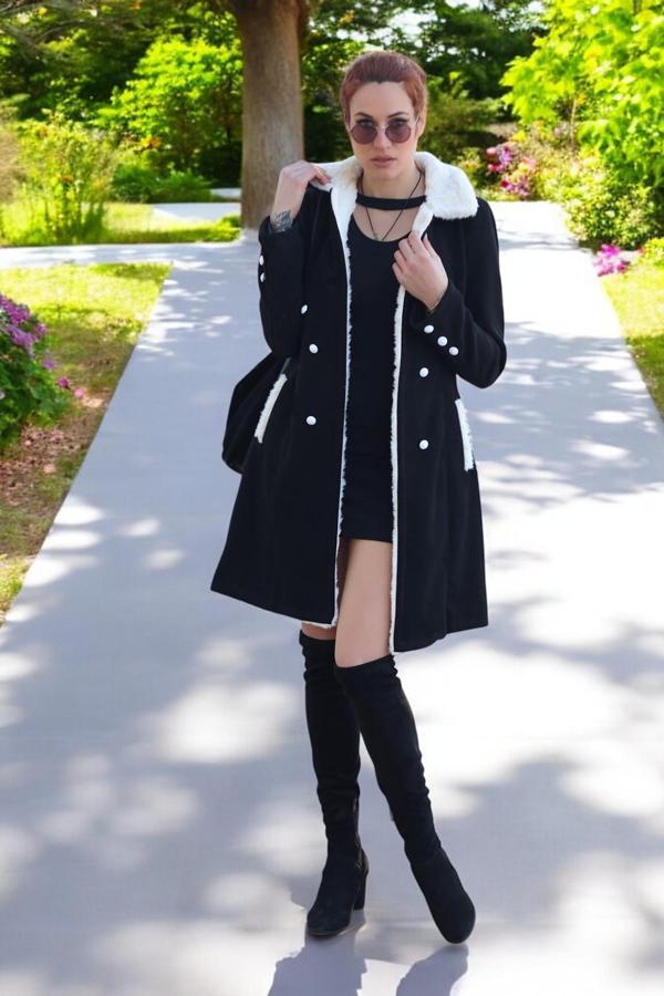 Kışlık Kaşmir Kaşe Kaban - Image 1