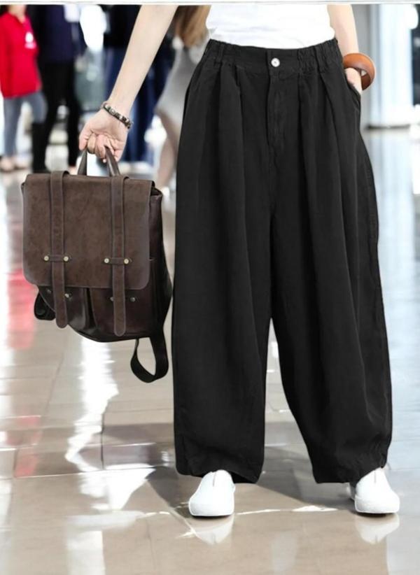 Yazlık Rahat Şık Şalvar Pantolon - Image 1