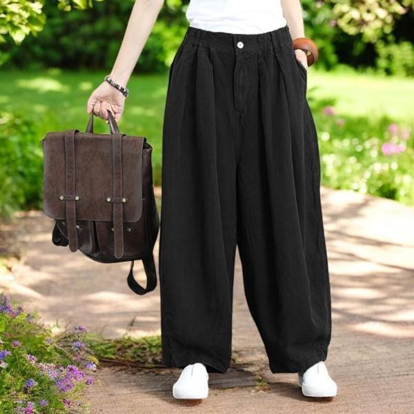 Yazlık Tasarım Şalvar Pantolon - Image 1