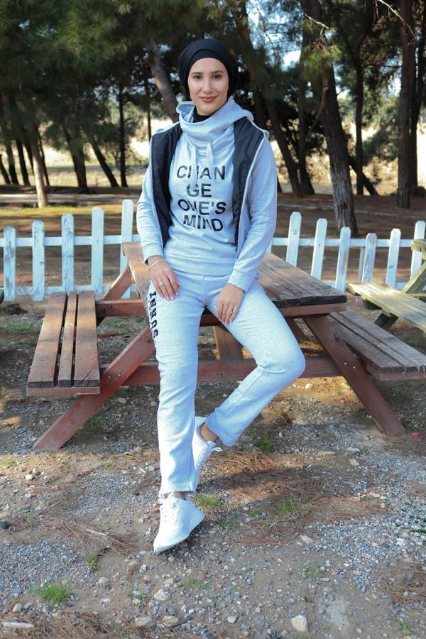 Kışlık Sevgili Kombini Üçlü Kadın Takım - Image 1