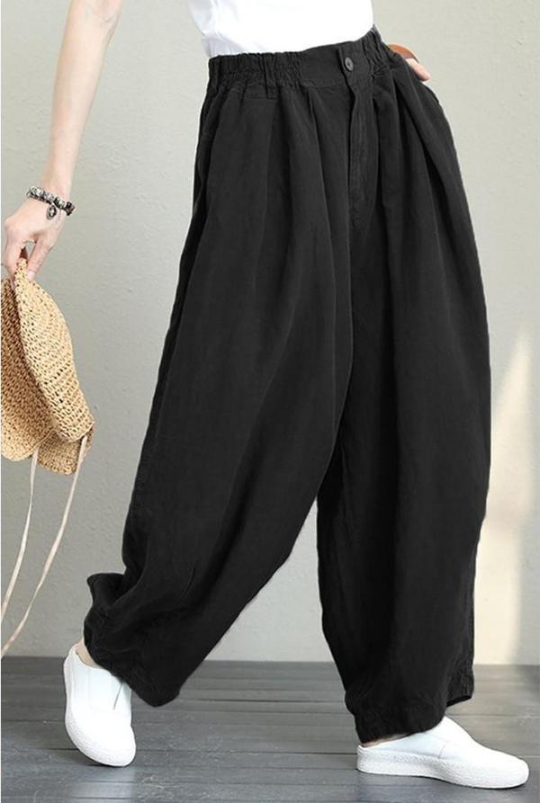 Yazlık Salaş Kadın Şalvar Pantolon - Image 1