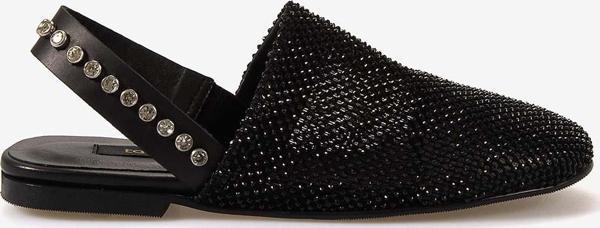 Kemal Tanca Kadın Sİyah Taşlı Sandalet AD2670 - Image 1