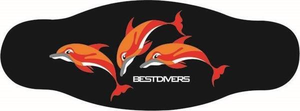 BESTDIVERS Maske Arkalığı 3 DOLPHIN Neopren - Image 1