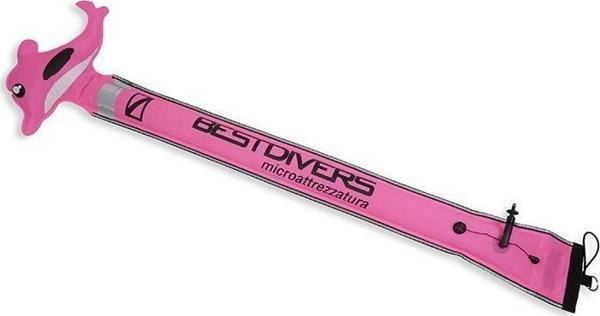 BESTDIVERS Şamandıra Deko, Yunus, 150x15 cm, Pembe - Image 1