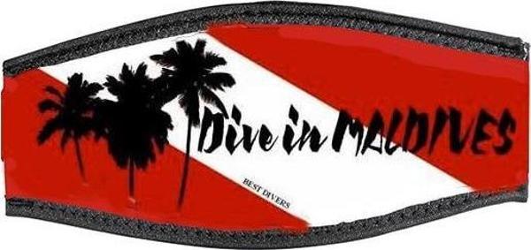 BESTDIVERS Maske Arkalığı MALDIVE Neopren, Velkrolu - Image 1
