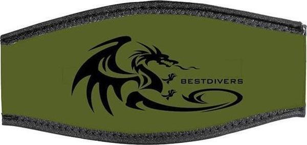 BESTDIVERS Maske Arkalığı DRAGON Neopren, Velkrolu - Image 1