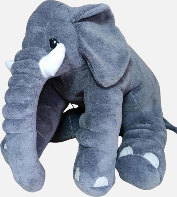 Oyun ve Uyku Arkadaşım Peluş Fil - 60CM - Image 1