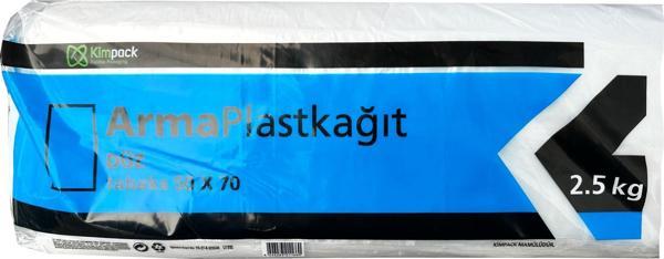 Arma Plastik Kağıt Düz Tabaka Şeffaf Poşet Naylon - 50 x 70 Cm. - 2.5 Kg. - 1 Paket  - Image 1