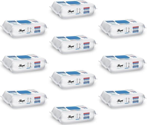 Sleepy Easy Clean Sirke Karbonat Çamaşır Suyu Katkılı Yüzey Temizlik Islak Havlusu - 100'lü 10 Paket - Image 1