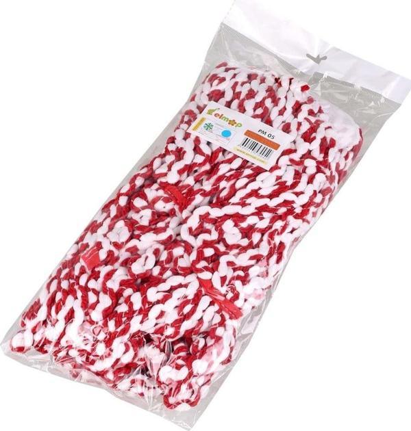 Elmop PM06 Mikrofiber Pamuk Yedek Havlu Dar Islak Mop - Mop Başlığı - Paspas Ucu - 17 Cm. - 10 Adet - Image 1