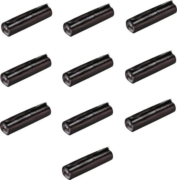 GNR Endüstriyel Battal Çöp Torbası Poşeti - 2 Kat - Siyah - 300 Gr. - 75x90 Cm. -10 Adetlik 10 Rulo - Image 1