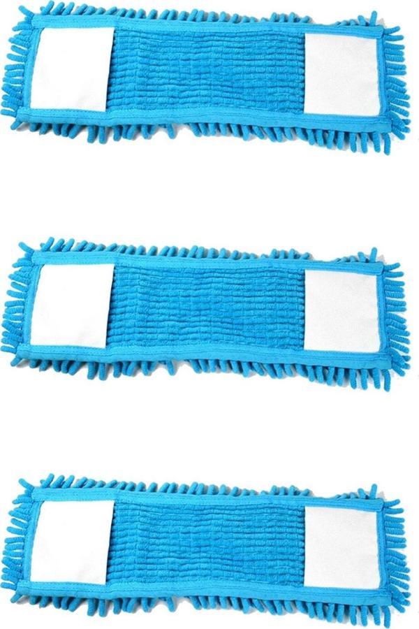 Cod-Ex Mikrofiber Islak Kuru Nemli Makarna Şönil Palet Tablet Mop Yedeği - 80 Cm. - 3 Adet - Image 1