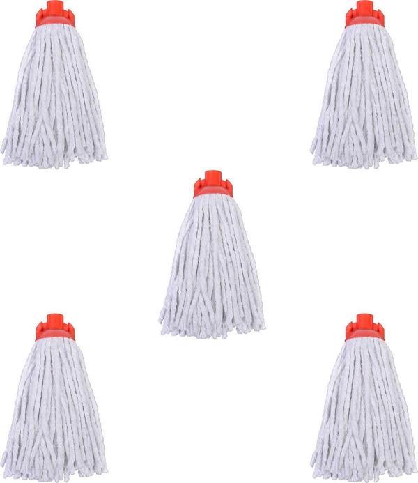 Titiz İspanyola Yedek Vidalı Cotton Mop / Mop Başlığı / Paspas Ucu - 5 Adet - Image 1