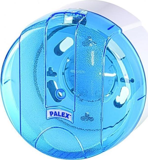 Palex Büyük Jumbo İçten Çekme Cimri Tuvalet Kağıt Dispenseri Aparatı - Şeffaf Mavi - Plastik - Image 1