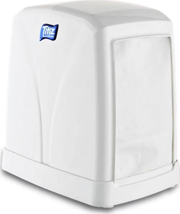 Titiz TP-255 TableStar Masaüstü Dispenser Peçetelik / Peçete Kutusu / Beyaz - Dikey - 1 Adet - Image 1