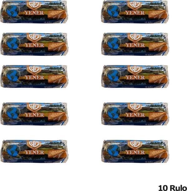 Yener Endüstriyel Jumbo Çöp Torbası Poşeti - 2 Kat - Siyah - 400 Gr. - 80x110 Cm. -10 Adetlik 10Rulo - Image 1