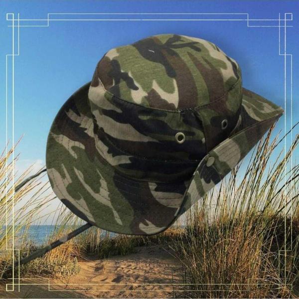 Uniquetrenders Unisex Yazlık Katlanabilir Safari Fötr Şapka Haki 58 - Image 1