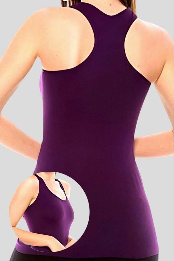 Uniquetrenders Kadın Sporcu Atlet Fitness Atlet Pilates Atlet Yoga Atlet Mor Standart - Image 1