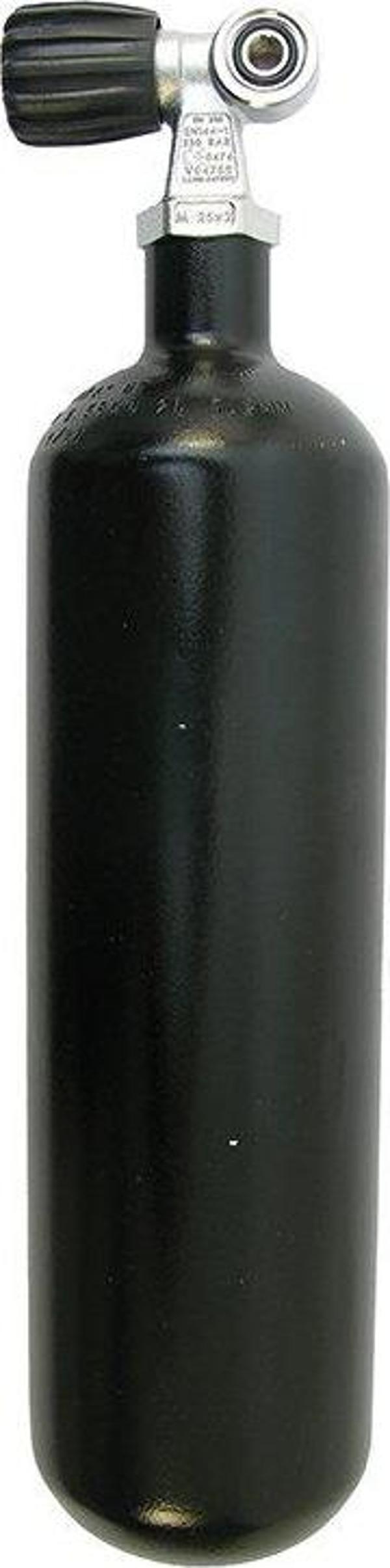 BEUCHAT Tüp Çelik 2 L Vana, Altlık dahil - Image 1