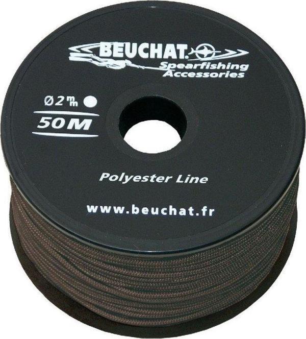 BEUCHAT Zıpkın Makara İpi Polyester 50m, 2mm, siyah - Image 1
