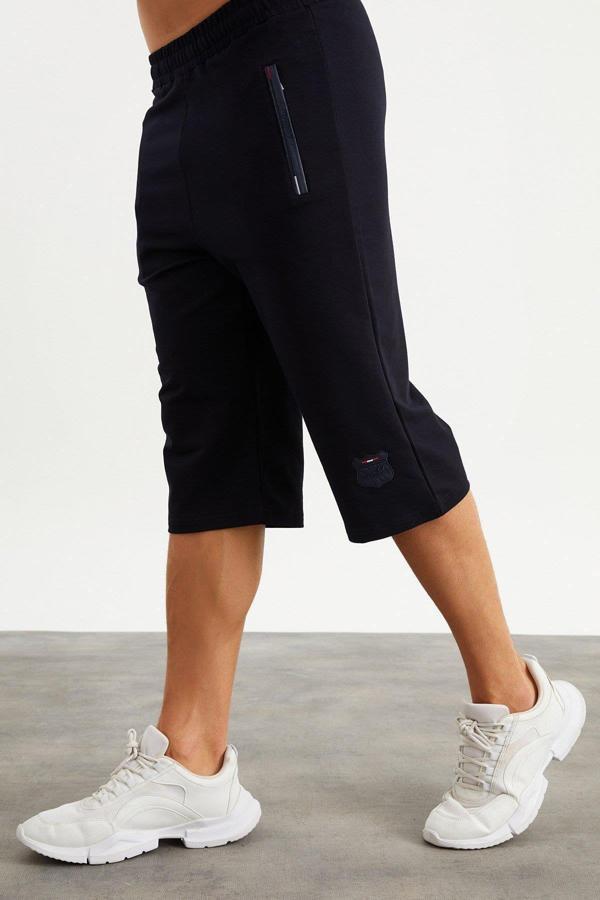 Mysport 201762 Cep Nakış Detaylı Erkek Kapri - Image 1