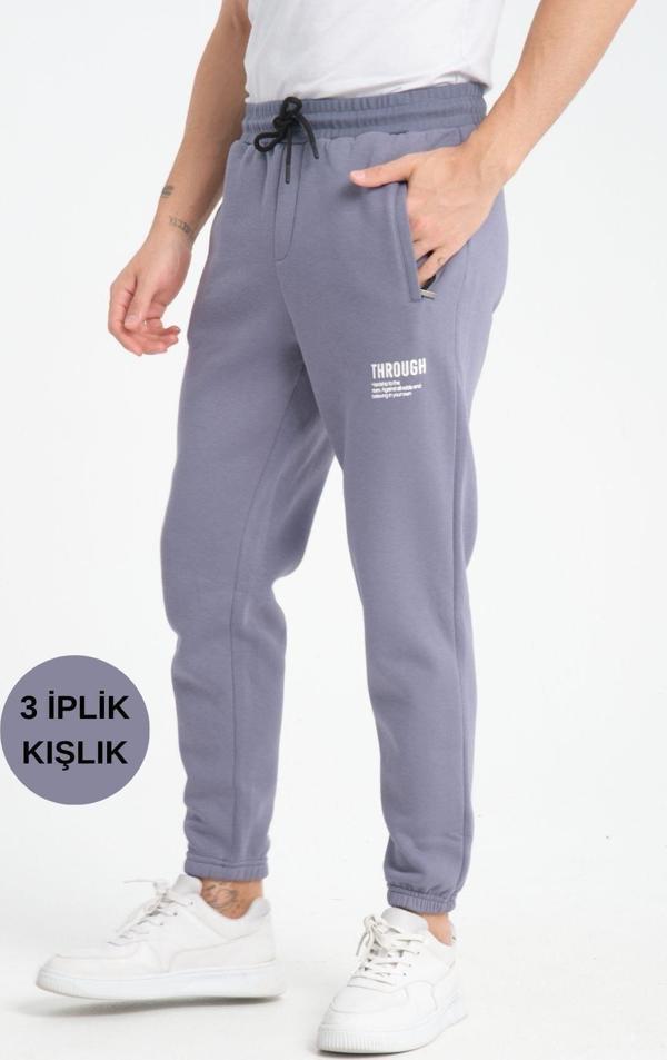 Mysport 3 İplik Kışlık 6003 Erkek Eşofman Altı - Image 1