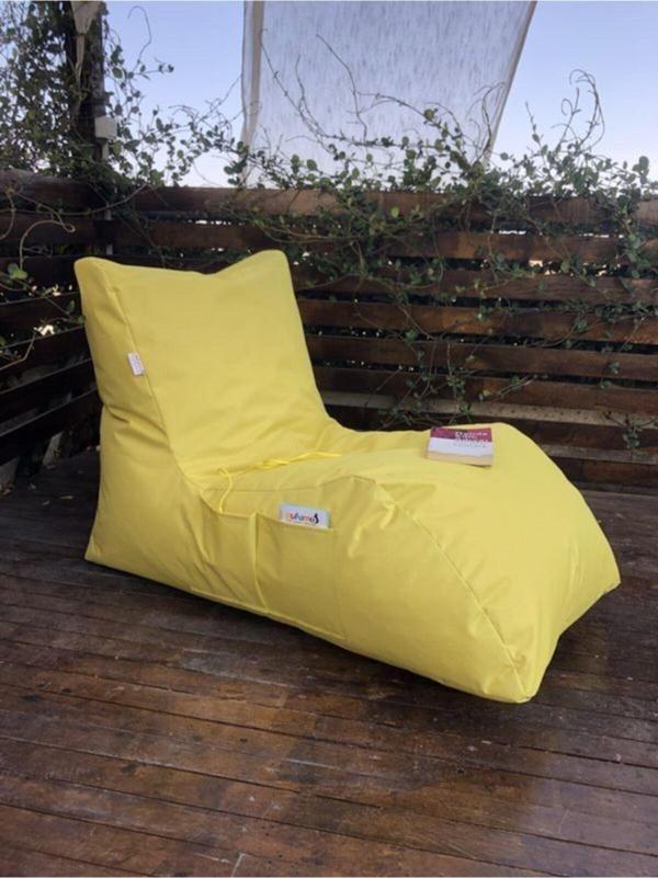 Pufumo  Daybed Armut Koltuk Sarı - Image 1