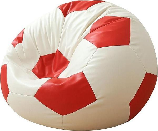Pufumo Xl Büyük Boy Futbol Topu Puf Armut Koltuk Suni Deri - Image 1
