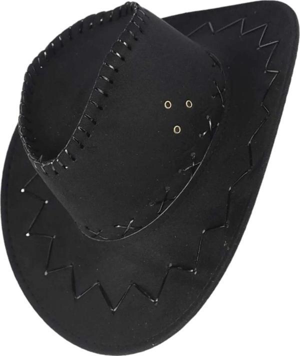Reva Unisex Nubuk Kovboy Şapkası - Image 1