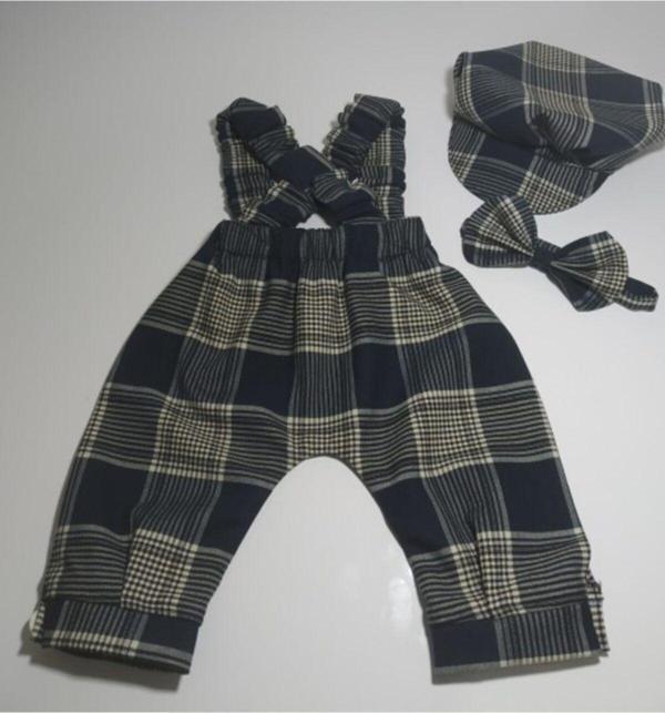 Moms And Babies Momsandbabies Erkek Bebek Ekose Harem Pantolon - Image 1