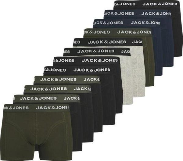 Jack&Jones Benja 12 Li Paket Erkek Boxer 12285469 - Image 1