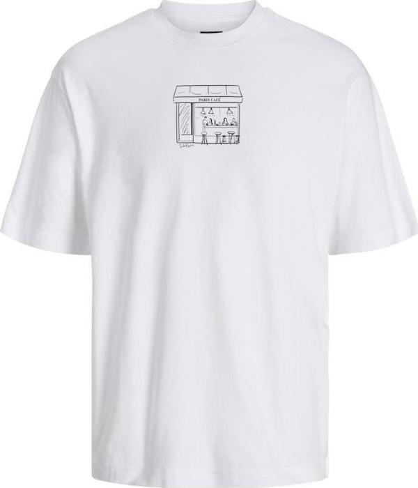 Jack&Jones Bladoodle Wıde Fit Erkek Tişört 12279331 - Image 1