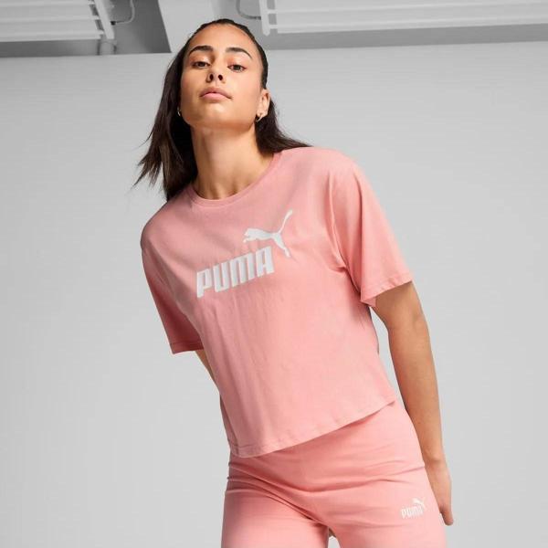Puma Ess Cropped Logo Kadın Tişört 68497218 - Image 1