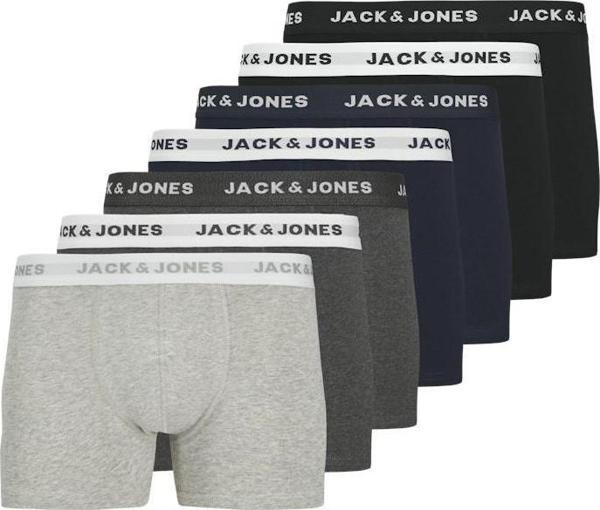 Jack&Jones 7 Li Paket Erkek Boxer 12165587 - Image 1