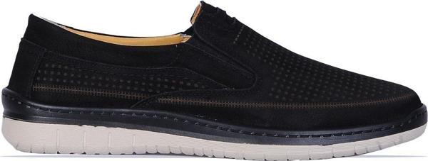 Ayakcenter 325 Mertto Siyah Nubuk Erkek Loafer Ayakkabı - Image 1