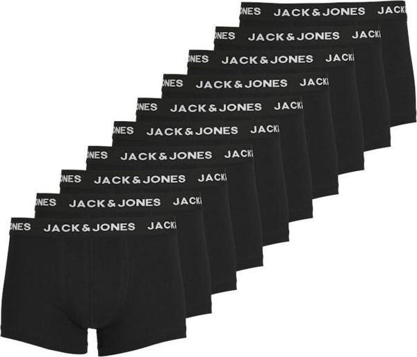 Jack&Jones Solıd 10 Lu Paket Erkek Boxer 12189937 - Image 1