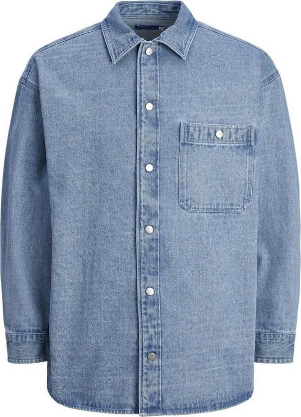 Jack&Jones Santorını Denım Overshırt Erkek Jean Ceket 12250602 - Image 1