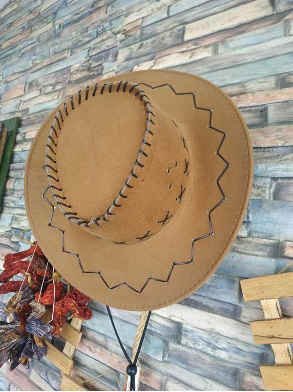 Reva Çocuk Kovboy Şapkası Ipli Kovboy Şapkası 5/8 Yaş - Image 1