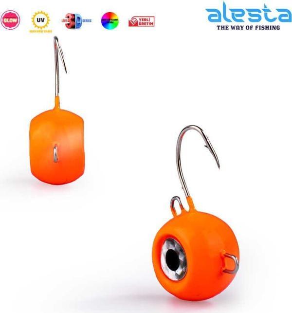 TENYA JIGHEAD 150G X6049 TURUNCU GLOW - Image 1