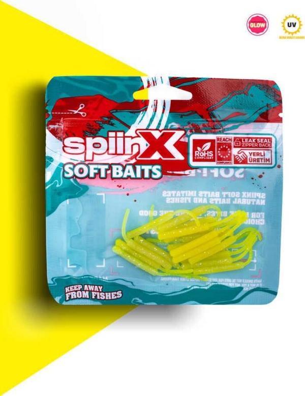 SPIINX BABY FISH SİLİKON 4.5CM 18P GLOW LEMONADE - Image 1