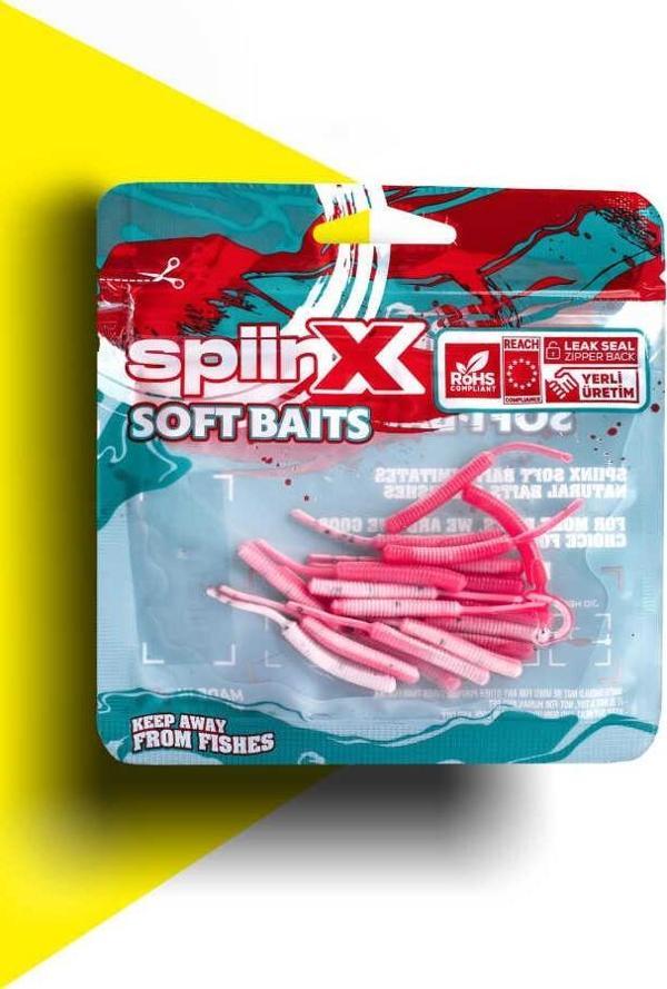 SPIINX BABY FISH SİLİKON 4.5CM 18P SUGAR PINK - Image 1