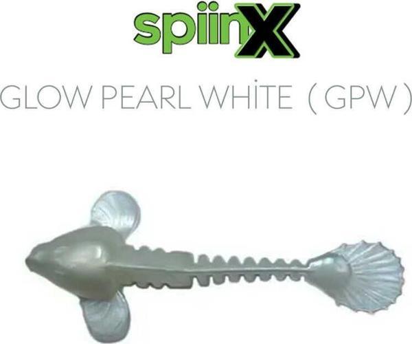 SPIINX GOBBY SİLİKON 7CM 7P GLOW PEARL WHITE - Image 1