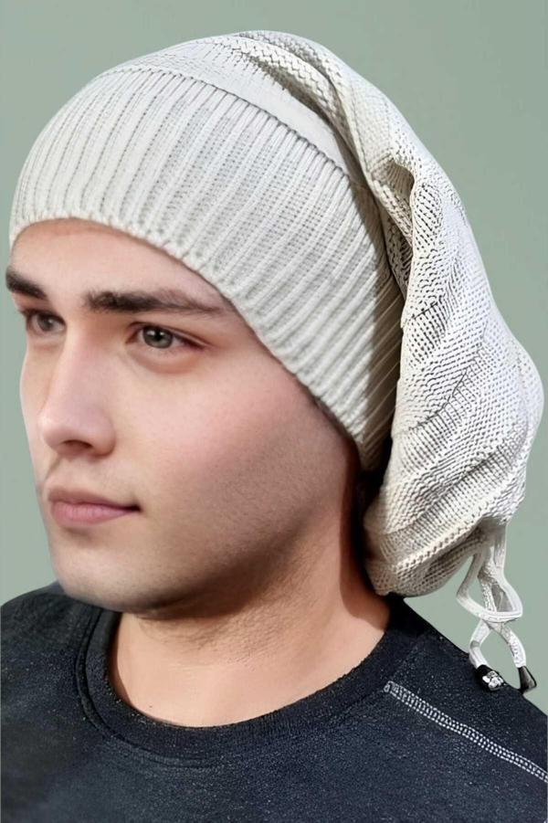 Uniquetrenders Erkek Kışlık Triko Örgü Bere Ve Boyunluk Taş  - Image 1