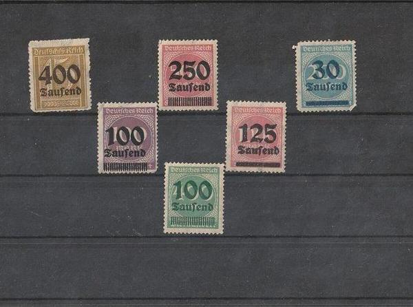 Escoines Koleksiyon 39963680e1c3a285b7 Almanya reich dönemi pulları 6 adet - Image 1
