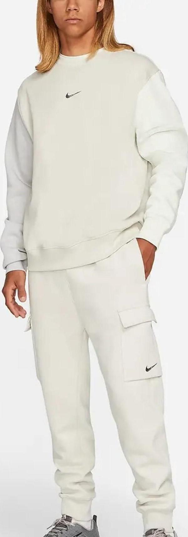 Nike Sportswear Fleece Cargo Pant Şardonlu Krem Eşofman Altı - Image 1