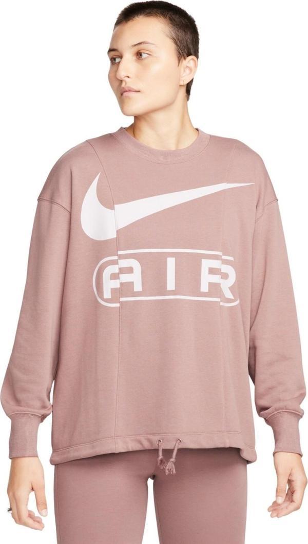 Nike Air Women's Oversized Crew Neck French Terry Sweatshirt Kadın Geniş Kalıp Sweatshirt Kahve - Image 1