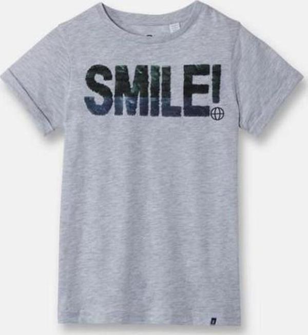 Smile Pullu Erkek Çocuk Tişört - Image 1