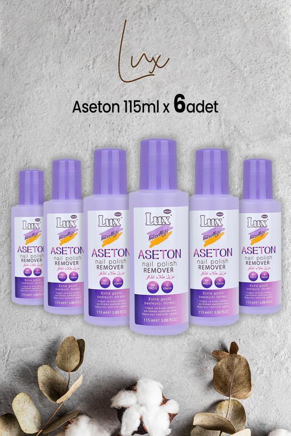 Lux Aseton 115 ml x 6 Adet - Image 1
