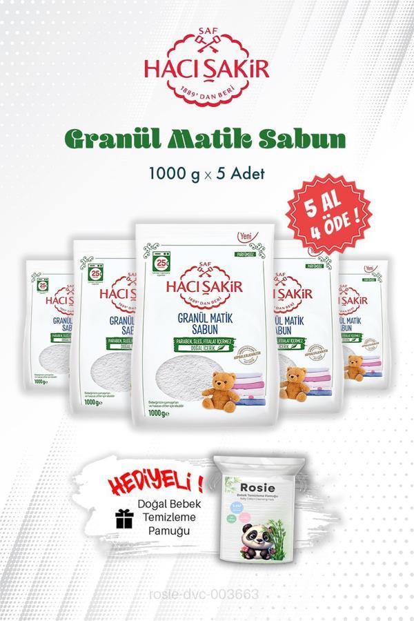 5 AL 4 ÖDE 1000 gr Granül Matik Çamaşır Deterjanı ve ROSIE - Image 1
